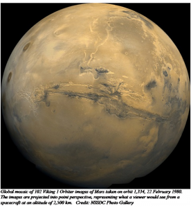 Mars - Image from Viking 1 Orbiter